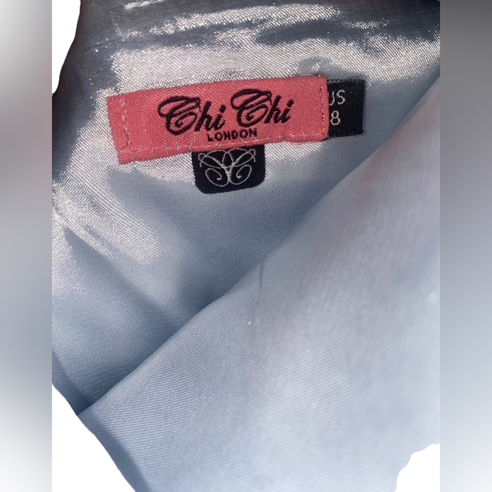 Chichi London Light Blue Mermaid Gown - Picture 8 of 8